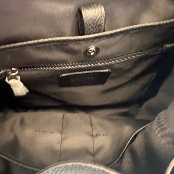 NWT Authentic Coach Bleecker Backpack Pebble black - Picture 12 of 15